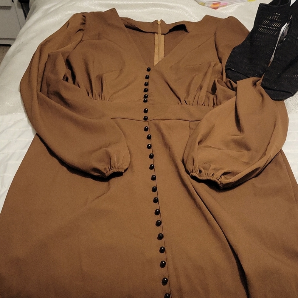 Brown dress